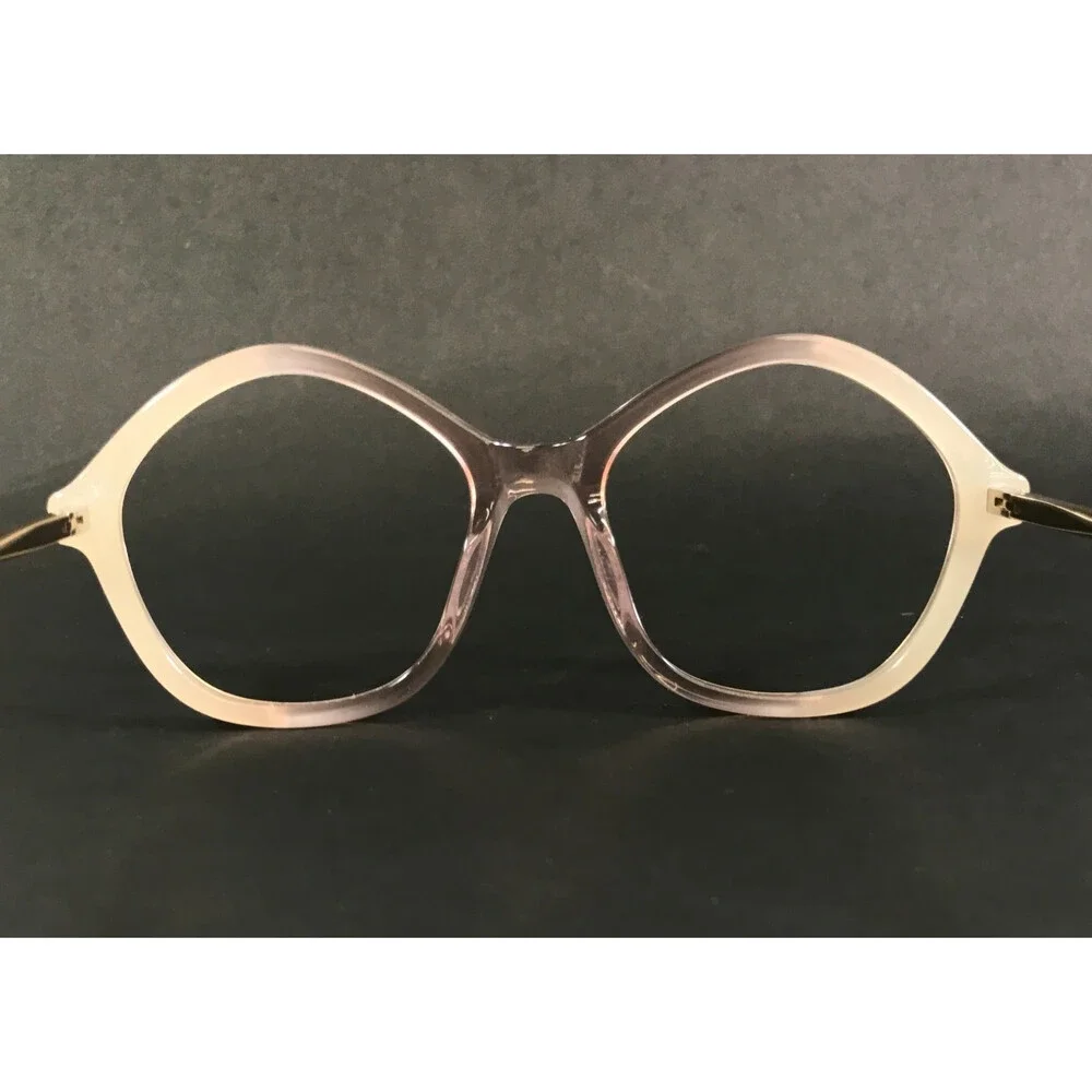Chloe Eyeglasses Frames CH0062O 002 Transparent Nude Pink Gold Round 52-18-140